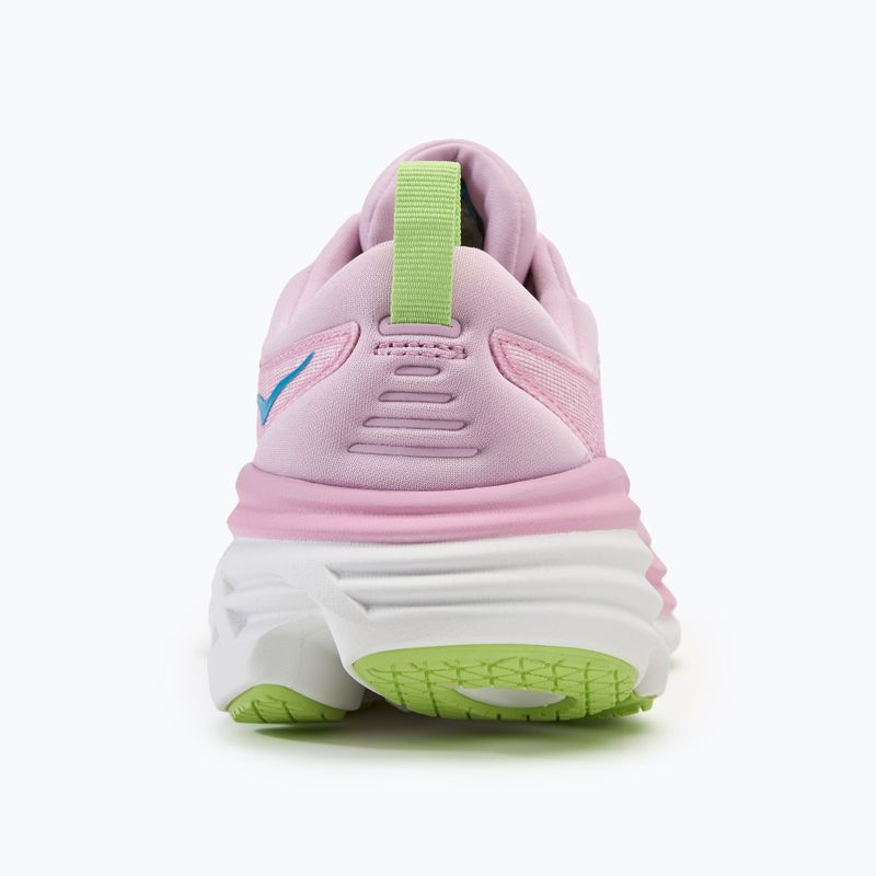 Scarpe da corsa da donna HOKA Bondi 8 rosa twilight/waterpark 6