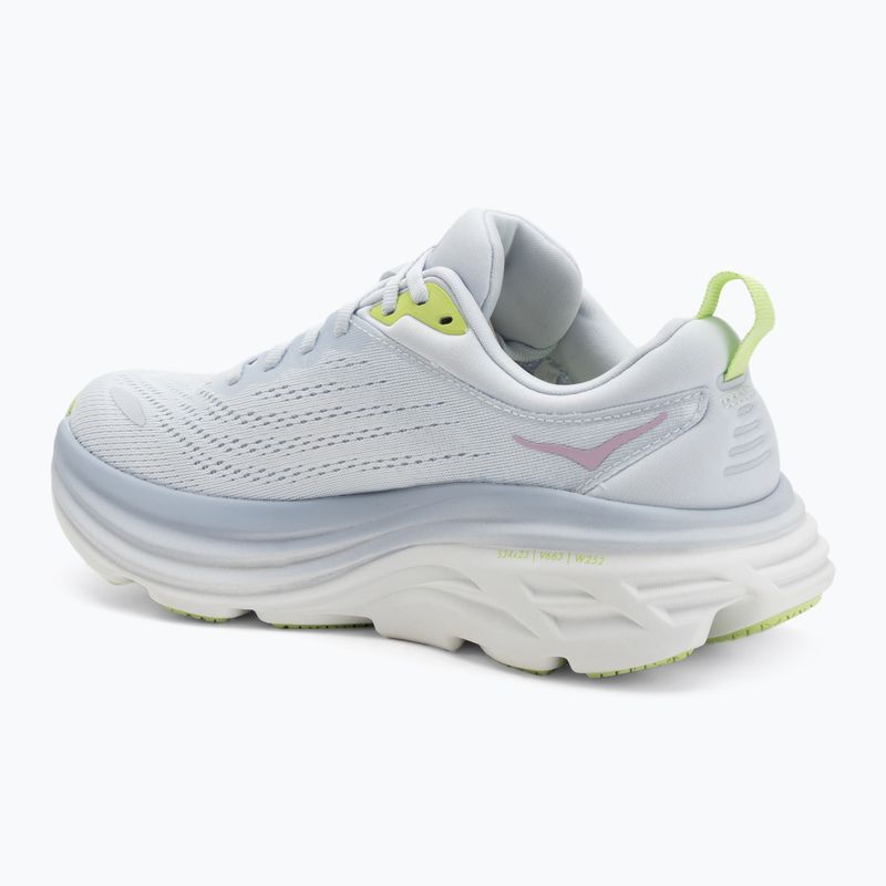 Scarpe da corsa da donna HOKA Bondi 8 sea ice/pink twilight 3