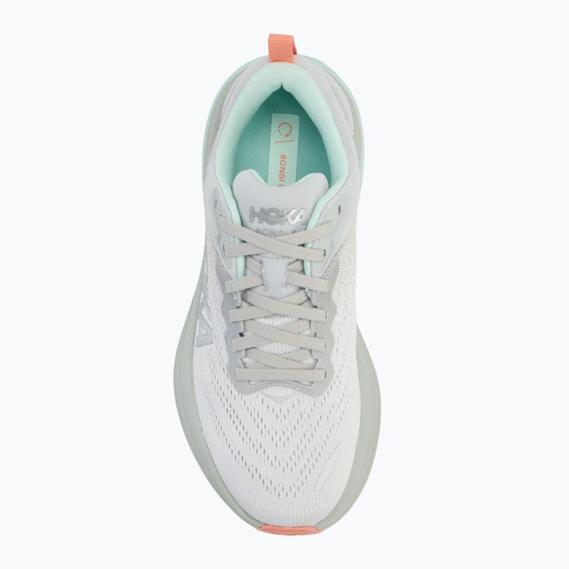 Scarpe da corsa da donna HOKA Bondi 8 stardust/aqua breeze 5