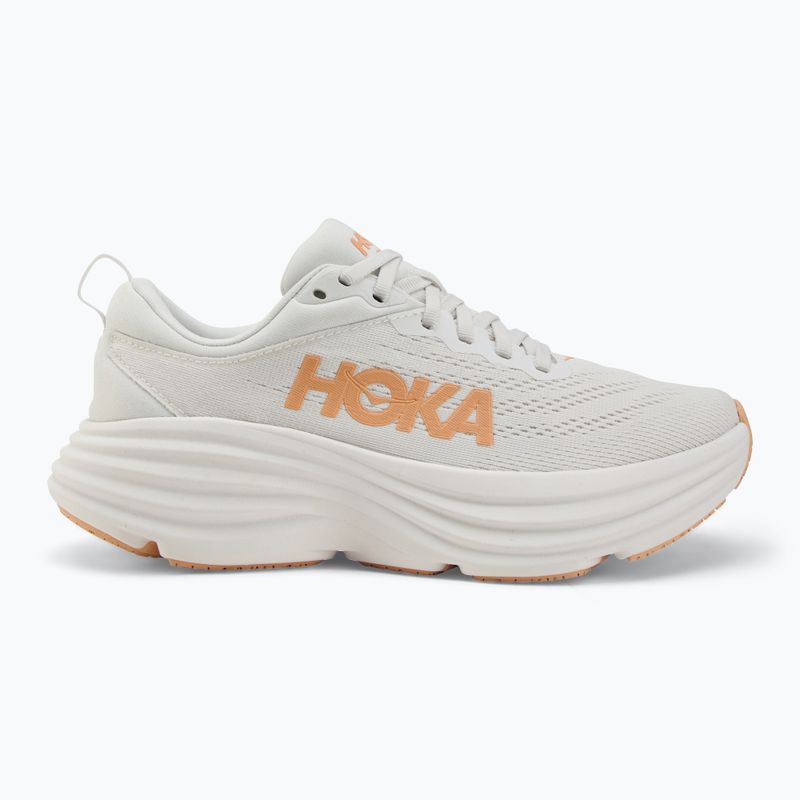 Scarpe da corsa da donna HOKA Bondi 8 bianco/cantalupo 2
