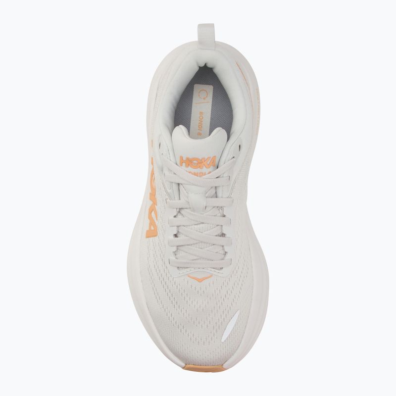 Scarpe da corsa da donna HOKA Bondi 8 bianco/cantalupo 5