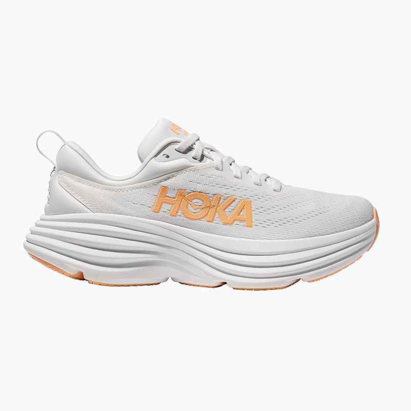 Scarpe da corsa da donna HOKA Bondi 8 bianco/cantalupo 2