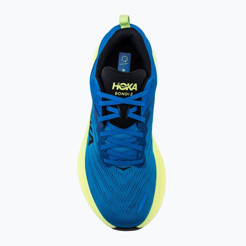 HOKA scarpe da corsa da uomo Bondi 8 Wide electric cobalt/lettuce 5