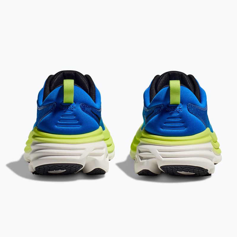 HOKA scarpe da corsa da uomo Bondi 8 Wide electric cobalt/lettuce 4