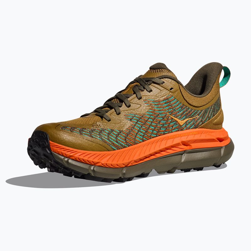 HOKA Mafate Speed 4 scarpe da corsa da uomo, oliva antica e squash 5