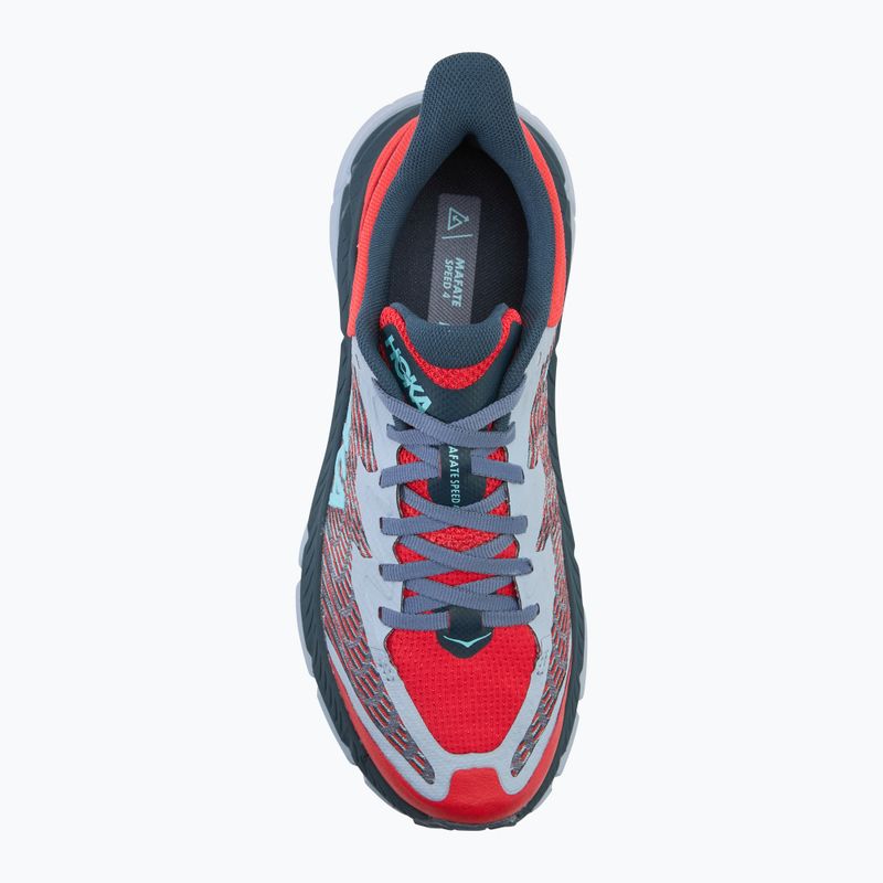 Scarpe da corsa HOKA Mafate Speed 4 cerise/stormy skies da uomo 5