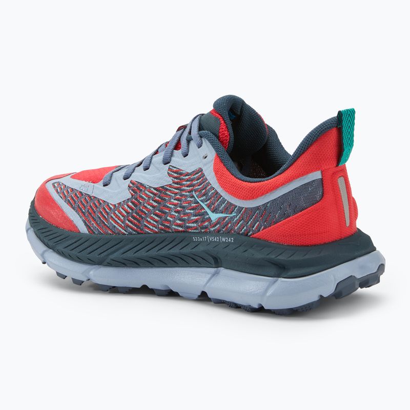 Scarpe da corsa da donna HOKA Mafate Speed 4 cerise/stormy skies 3