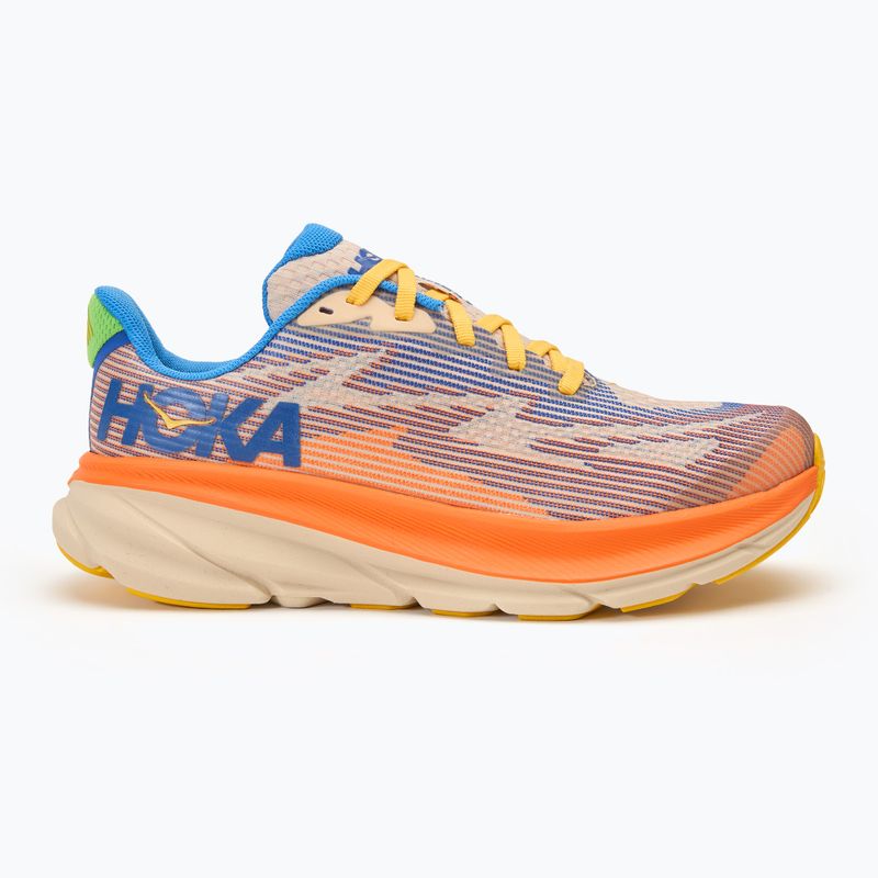 HOKA Clifton 9 scarpe da corsa per bambini ultramarine/elettrico mandarino 2