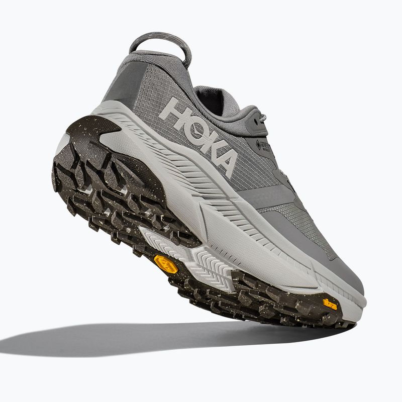 Stivali HOKA Transport GTX da uomo grigio galattico/polvere di stelle 5