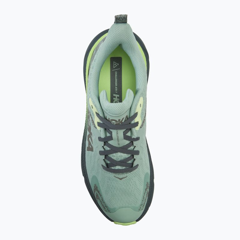 Scarpe da corsa da uomo HOKA Challenger 7 GTX aloe vera/lattuga 5