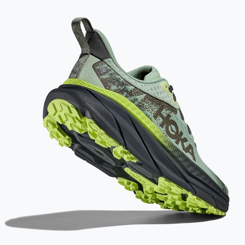 Scarpe da corsa da uomo HOKA Challenger 7 GTX aloe vera/lattuga 13