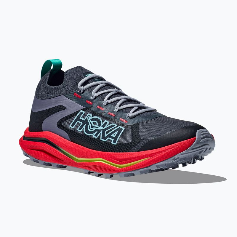 Scarpe da corsa da uomo HOKA Zinal 2 stormy skies/cerise 8