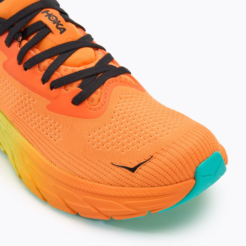 Scarpe da corsa da uomo HOKA Arahi 7 electric tangerine/nero 7