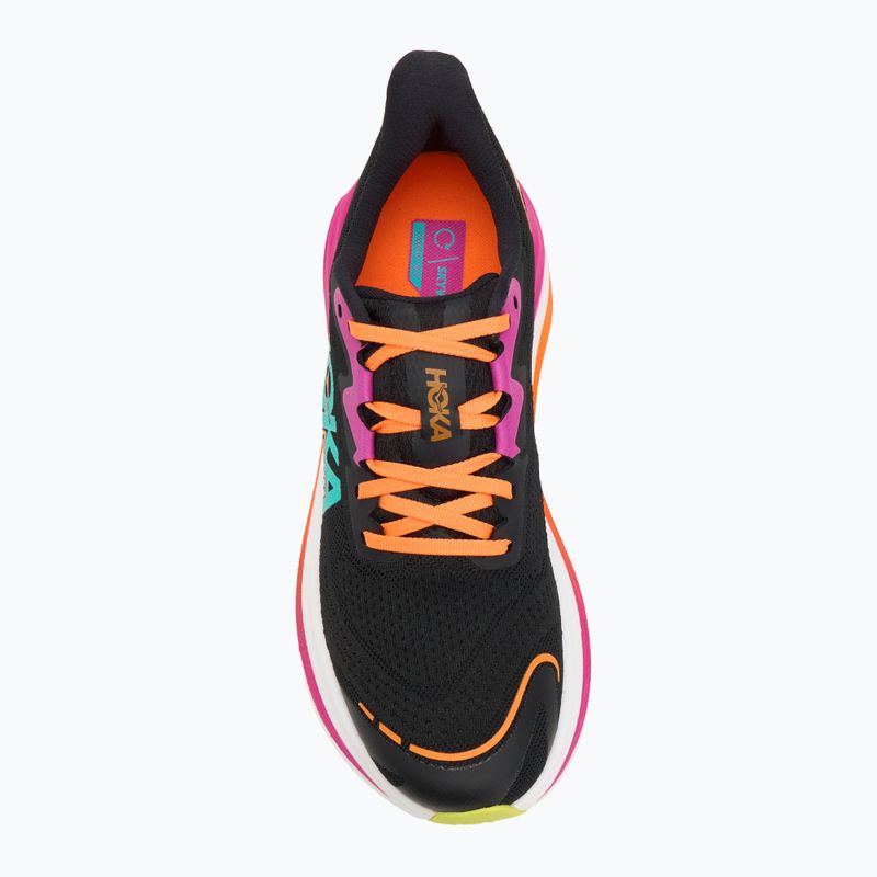 Scarpe da corsa da uomo HOKA Skyward X nero/acqua elettrica 5