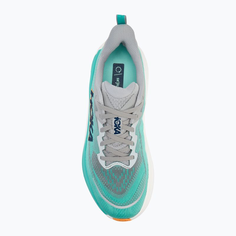 Scarpe da corsa HOKA Skyflow stellar uomo grigio/shoreline 5