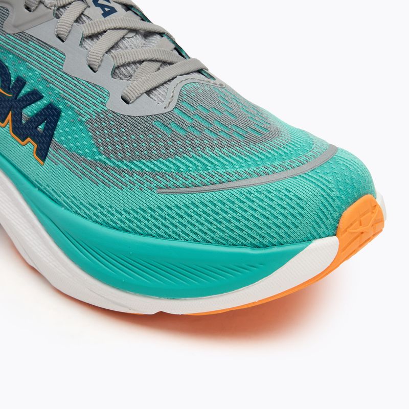 Scarpe da corsa HOKA Skyflow stellar uomo grigio/shoreline 7