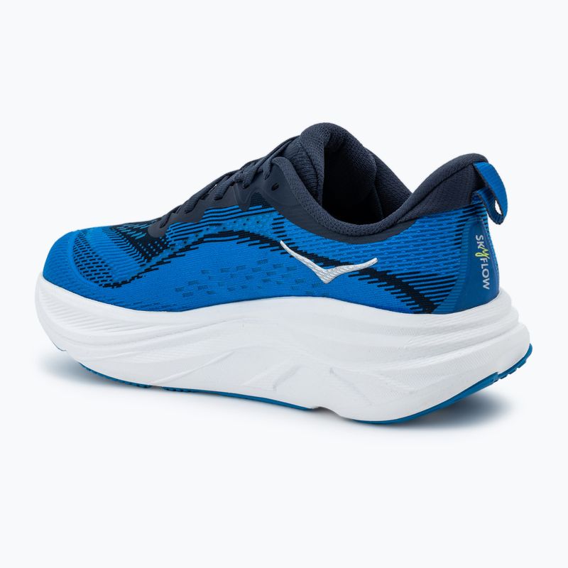 Scarpe da corsa HOKA Skyflow varsity navy/electric cobalt da uomo 3