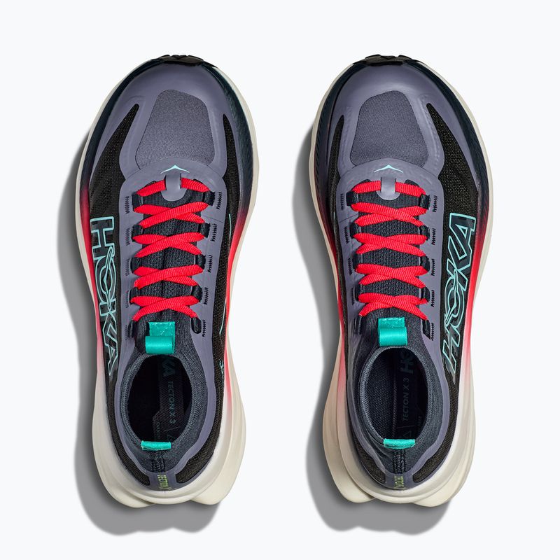 Scarpe da corsa da uomo HOKA Tecton X 3 stormy skies/cerise 8