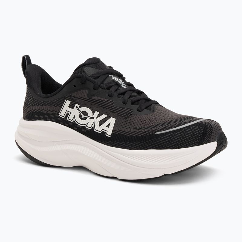 Scarpe da corsa da uomo HOKA Skyflow Wide nero/bianco
