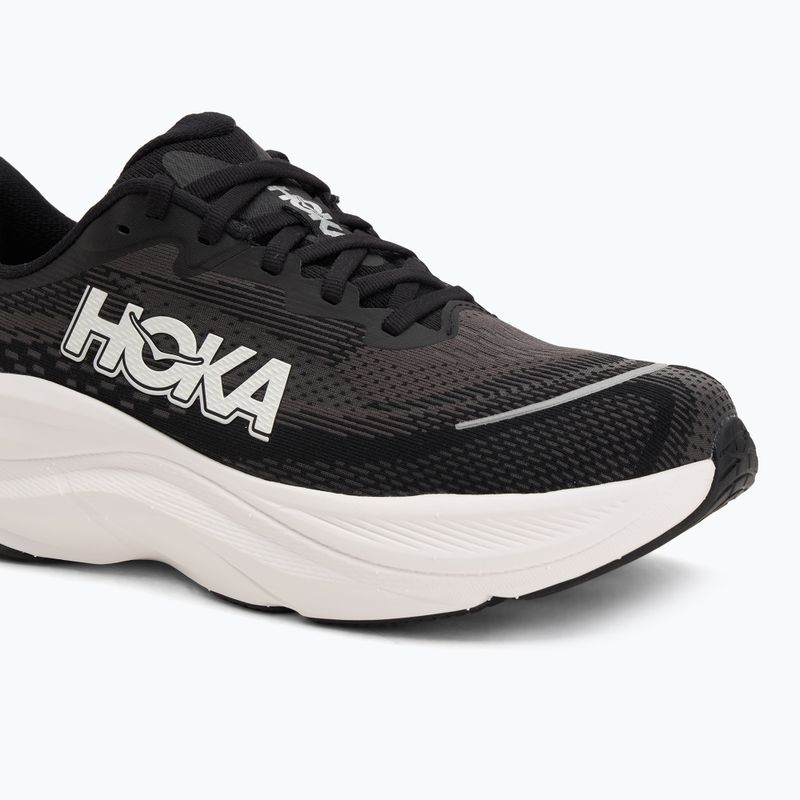 Scarpe da corsa da uomo HOKA Skyflow Wide nero/bianco 7
