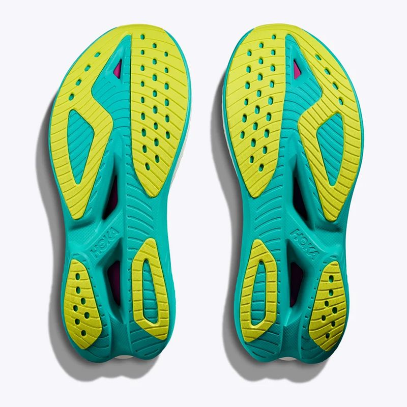 Scarpe da corsa da donna HOKA Mach X 2 frost/electric aqua 12