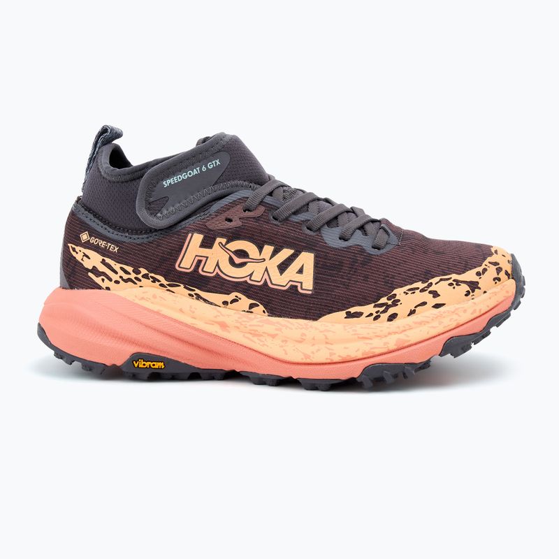 Scarpe da corsa da donna Hoka Speedgoat 6 MID GTX galaxy/guava 2