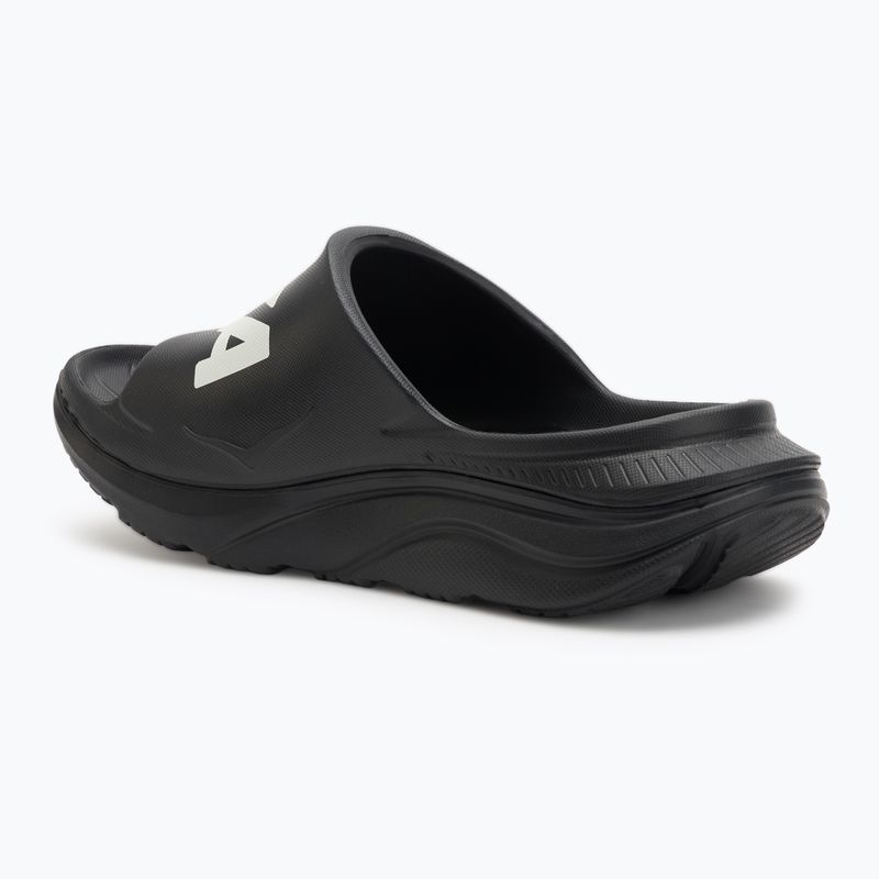 Infradito HOKA Ora Athletic Slide nero/bianco 3