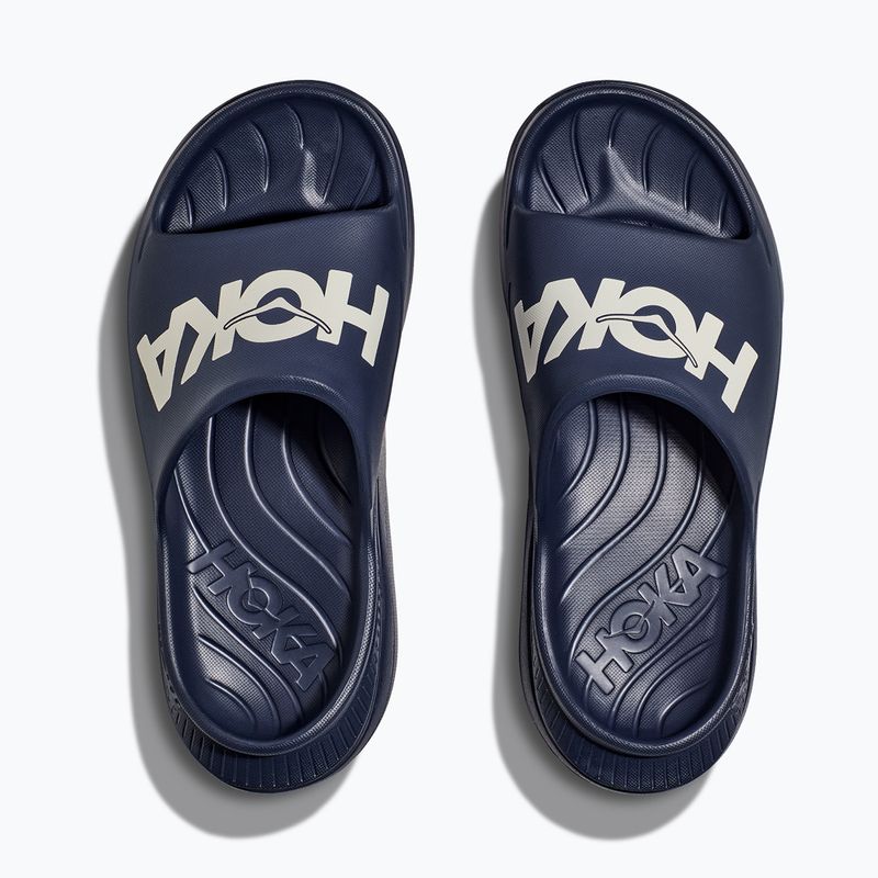 HOKA Ora Athletic Slide infradito varsity navy/bianco 15