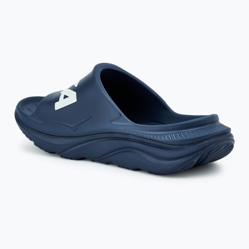 HOKA Ora Athletic Slide infradito varsity navy/bianco 3