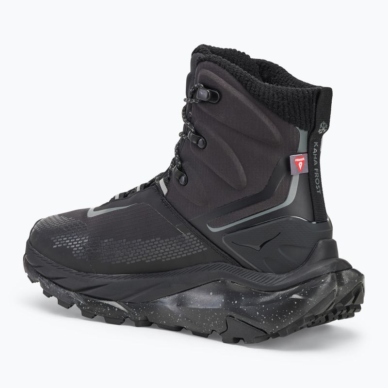 Scarpe da trekking da uomo HOKA Kaha 2 Frost GTX nero/nero 3