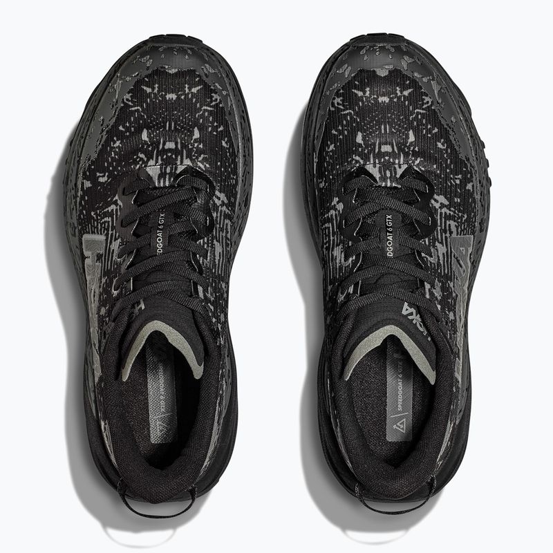 Scarpe da corsa da donna Hoka Speedgoat 6 GTX nero/nero 10