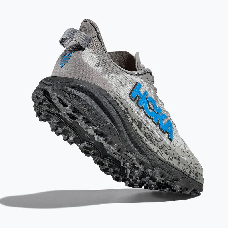 HOKA Speedgoat 6 scarpe da corsa per bambini grigio galattico/blu hoka 5