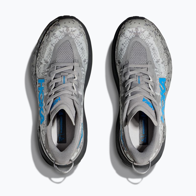HOKA Speedgoat 6 scarpe da corsa per bambini grigio galattico/blu hoka 8