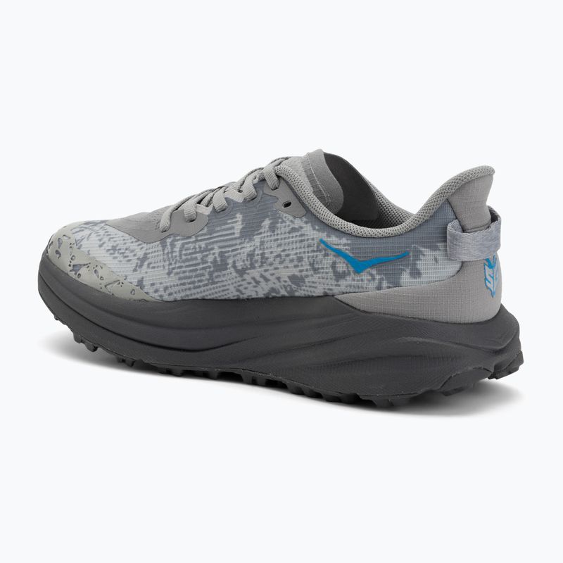 HOKA Speedgoat 6 scarpe da corsa per bambini grigio galattico/blu hoka 3