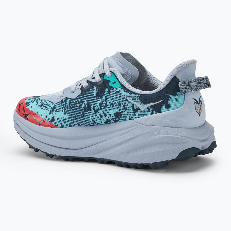 Scarpe da corsa HOKA Speedgoat 6 gull/stormy skies per bambini 3