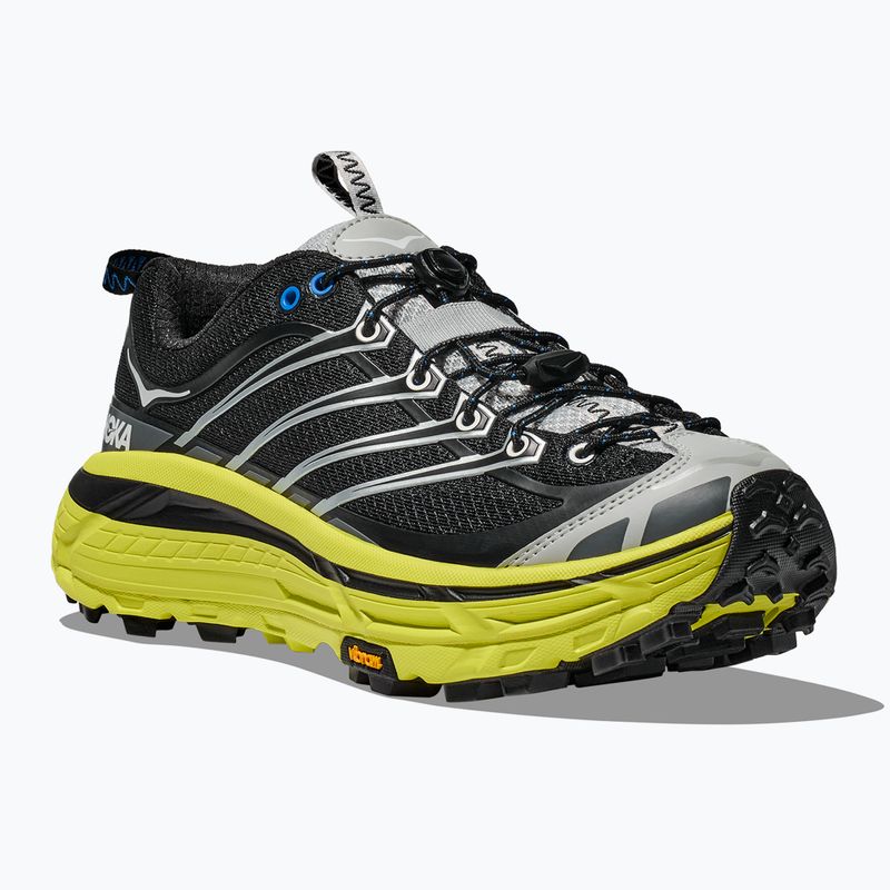 Scarpe HOKA Mafate Three 2 black/hoka citrus 8