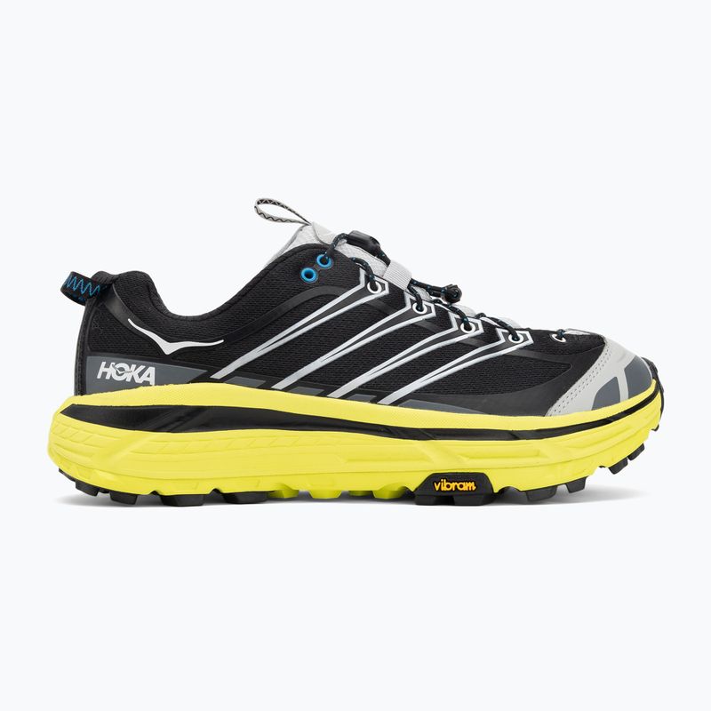 Scarpe HOKA Mafate Three 2 black/hoka citrus 2