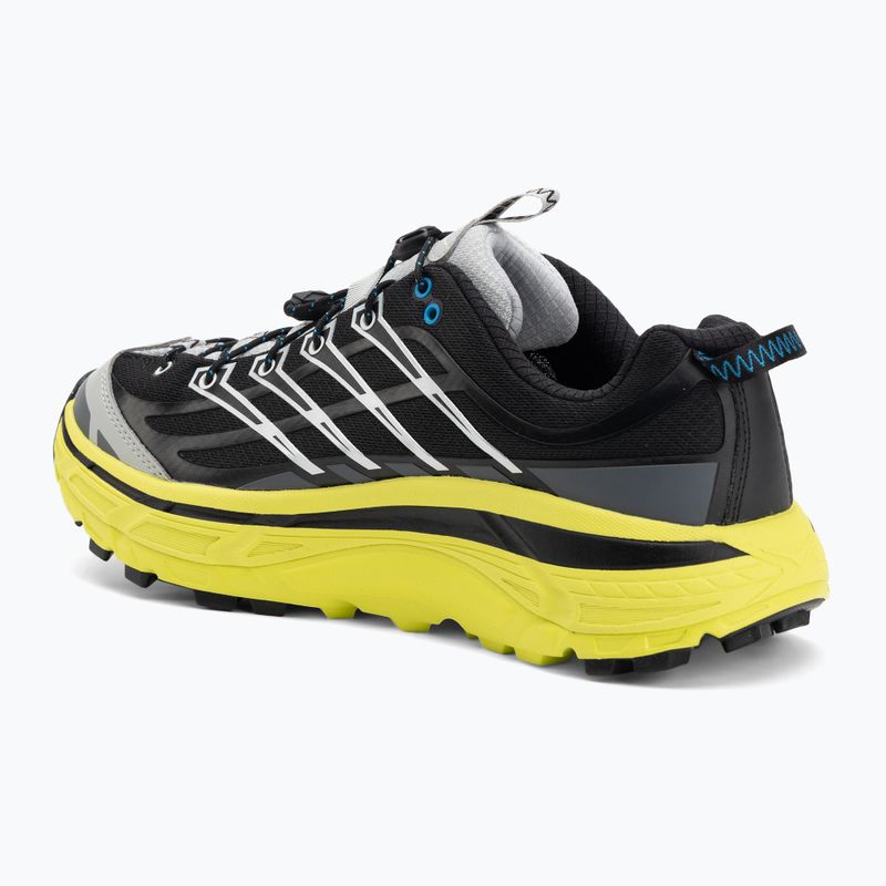 Scarpe HOKA Mafate Three 2 black/hoka citrus 3