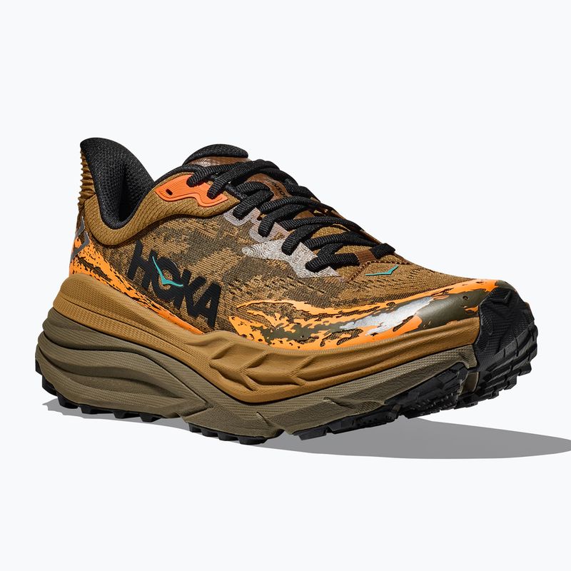 HOKA Stinson 7 miele/oliva antica scarpe da corsa da uomo 8