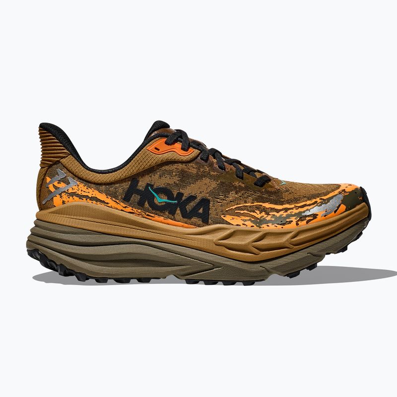 HOKA Stinson 7 miele/oliva antica scarpe da corsa da uomo 9