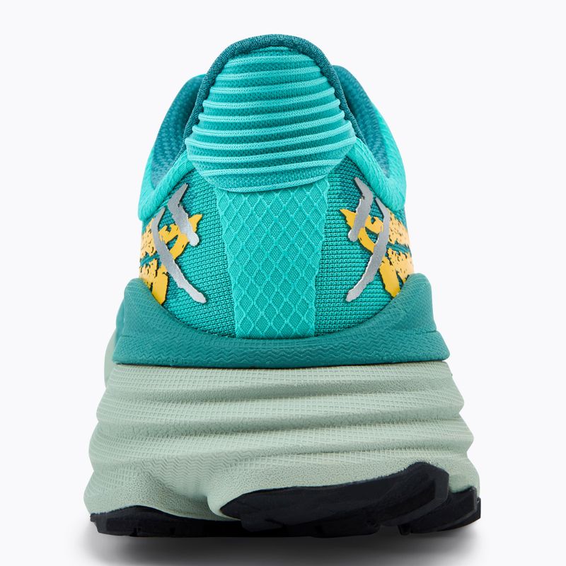 Scarpe da corsa da donna HOKA Stinson 7 electirc aqua/oceanic 6