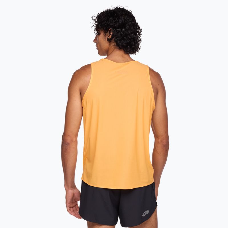 Canotta da corsa da uomo HOKA Airolite Run Tank solar flare 3