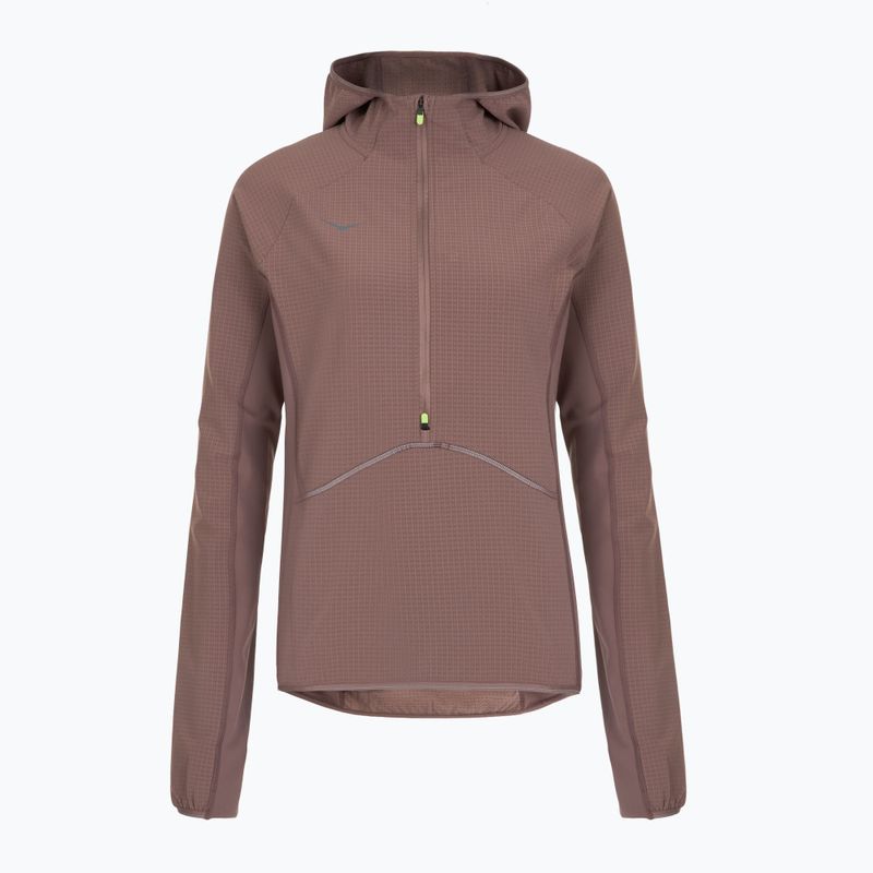 Felpa running donna HOKA Sky Glow Half Zip smokey quartz 4