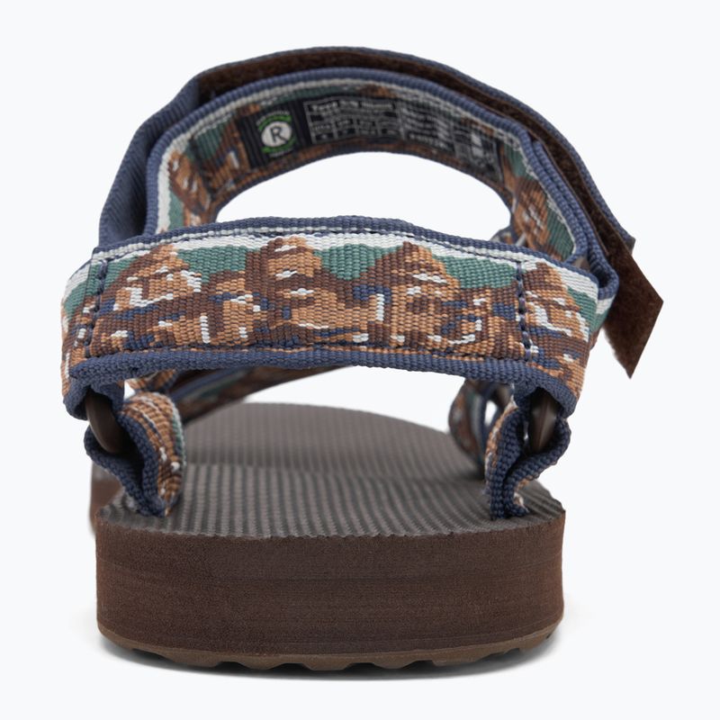 Sandali Teva Original Universal desert mosaic/chocolate brown da uomo 6
