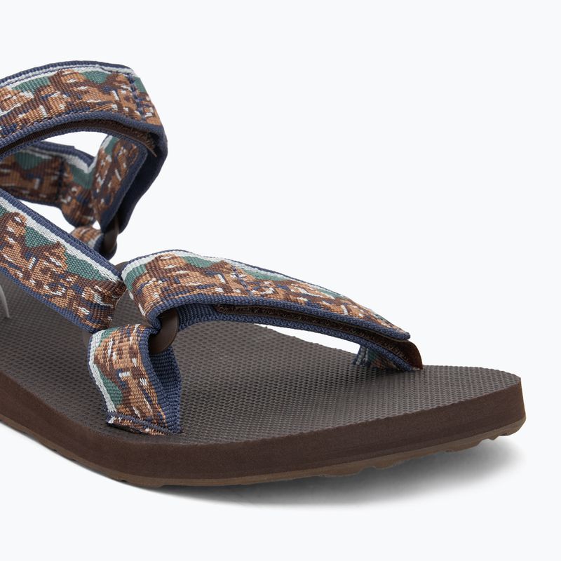 Sandali Teva Original Universal desert mosaic/chocolate brown da uomo 7