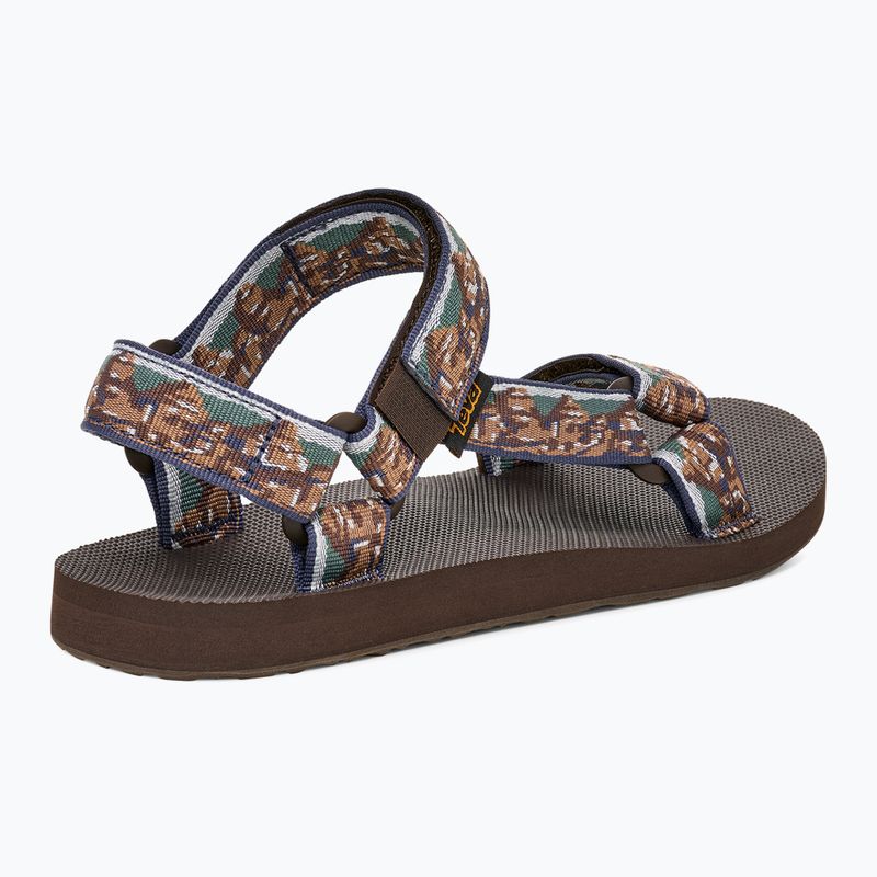 Sandali Teva Original Universal desert mosaic/chocolate brown da uomo 4