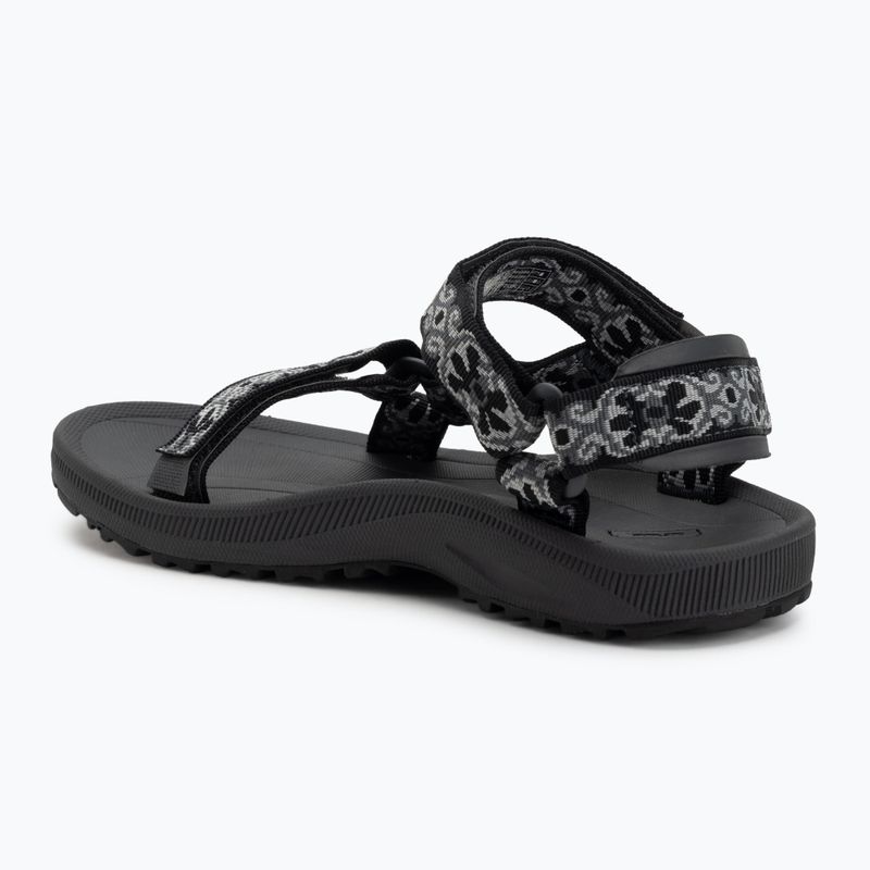 Sandali Teva Winsted archivio floreale nero/grigio da donna 3