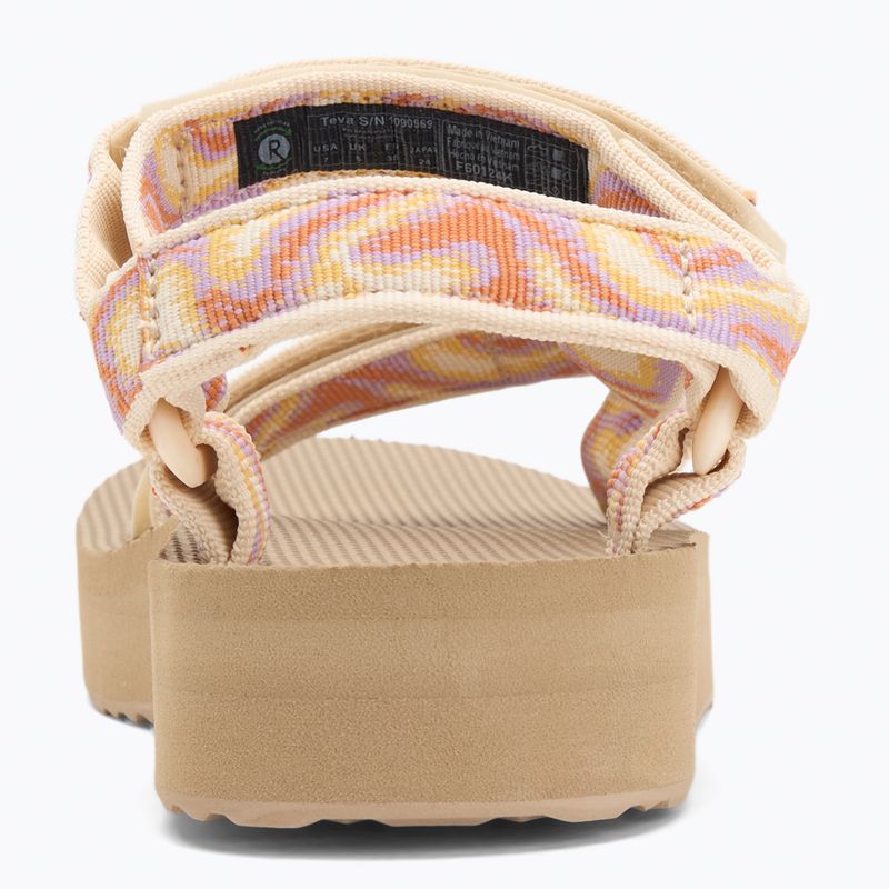 Teva Midform Universal sandali da donna neon fade cocco 6
