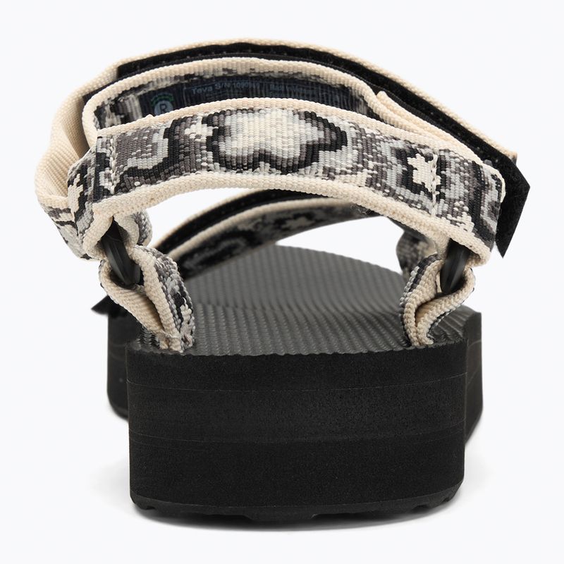 Teva Midform Universal sandali da donna neon floreale nero / bianco 6