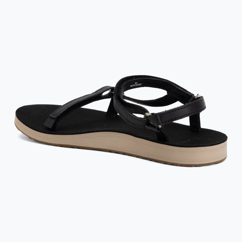 Sandali da donna Teva Original Universal Slim Leather black/tan 3